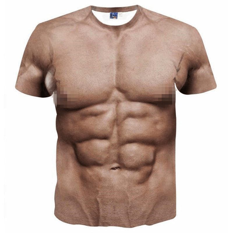 Casual Mäns Bodybuilding Elastiska Kortärmade T-shirts