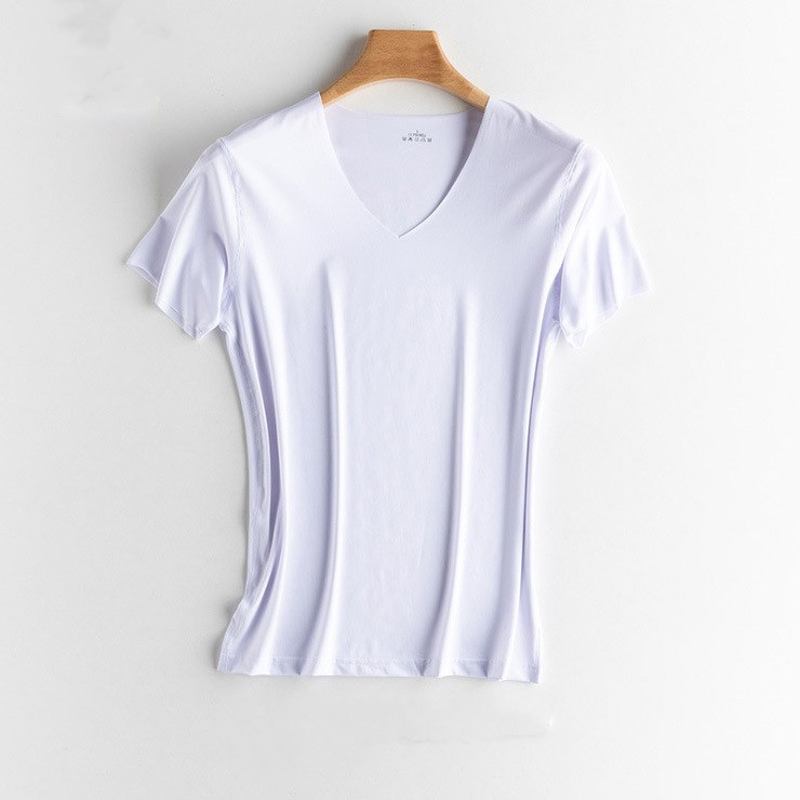 Ice Silk Seamless T-shirt Herr Kortärmad