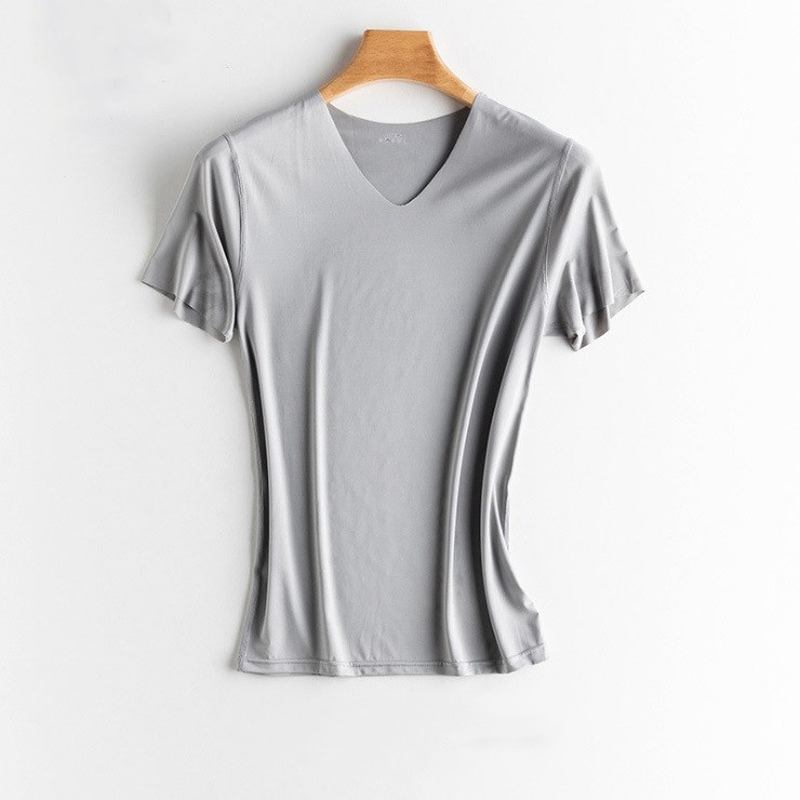 Ice Silk Seamless T-shirt Herr Kortärmad