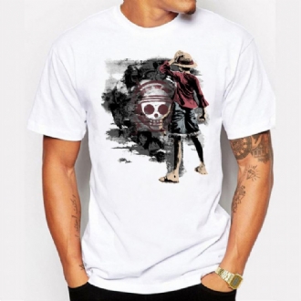 Män Diablo Skull Med Tryck Trend Mångsidig T-shirt