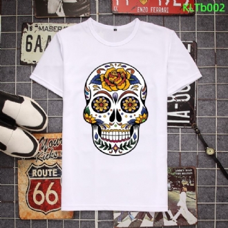 Skull Street Mesh Kort Ärm