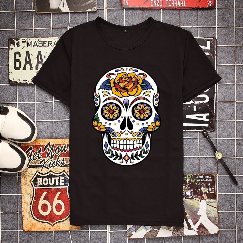 Skull Street Mesh Kort Ärm