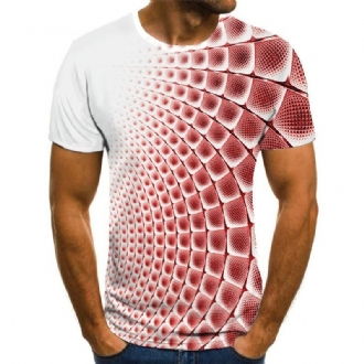 Trendigt Modenyhet Flerfärgad 3d-grafisk T-shirt För Män Custom Streetwear Fritidskläder