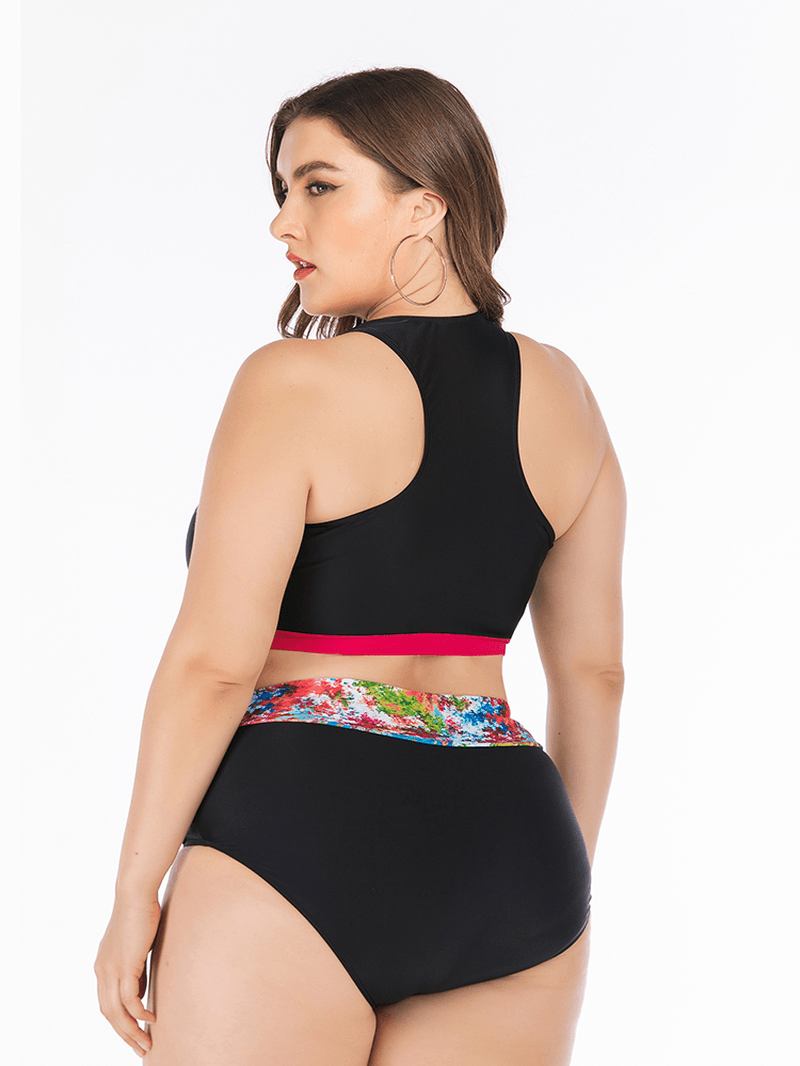 Zipper Racer Back Bikini