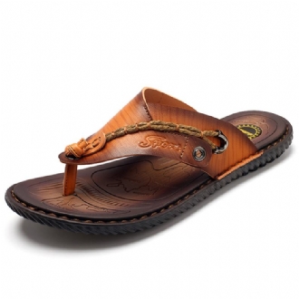 Herr Läder Sandlas Flip Flops