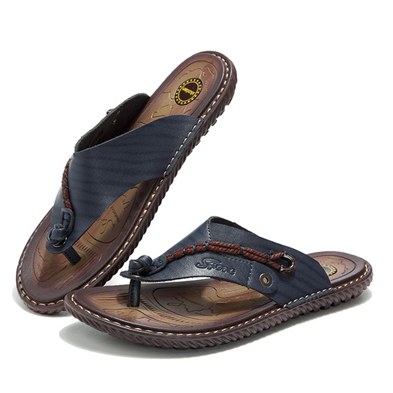 Herr Läder Sandlas Flip Flops