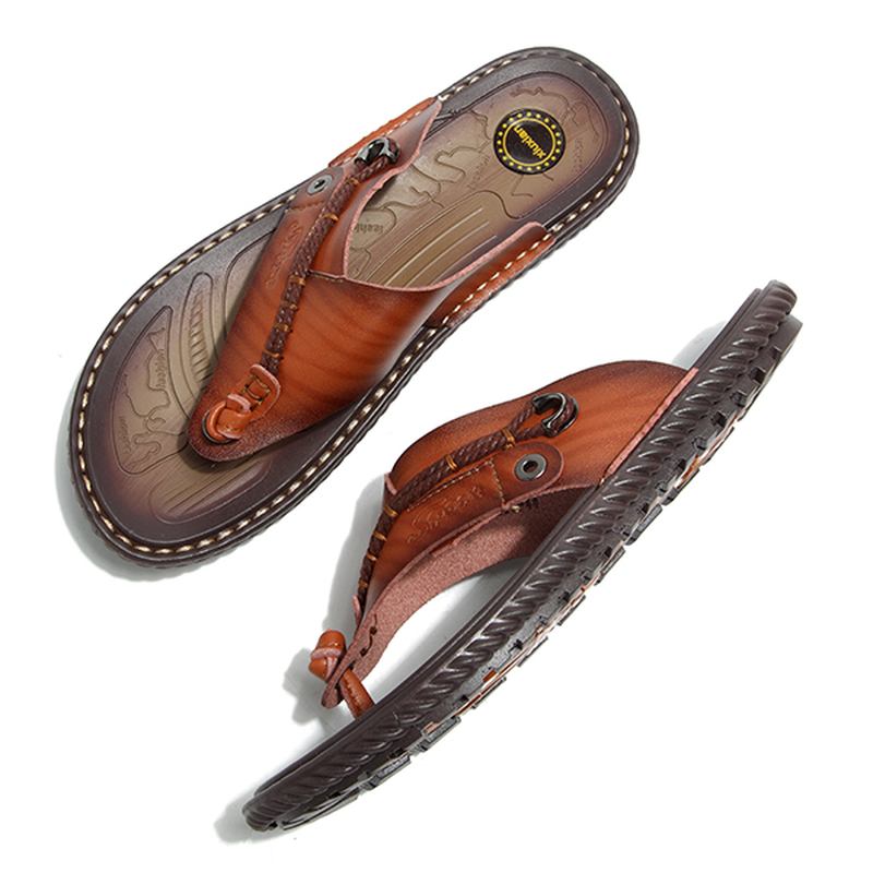 Herr Läder Sandlas Flip Flops