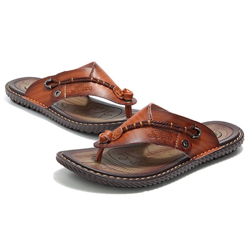 Herr Läder Sandlas Flip Flops