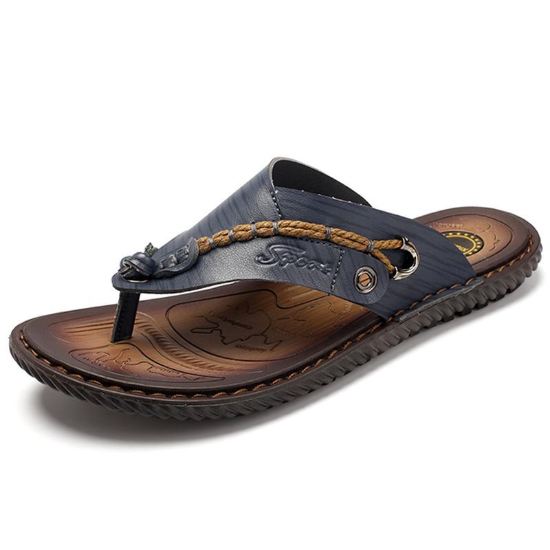 Herr Läder Sandlas Flip Flops