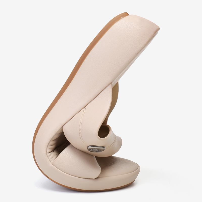 Kvinnor Beach Peep Toe Cross Strap Kilar Häl Sandaler