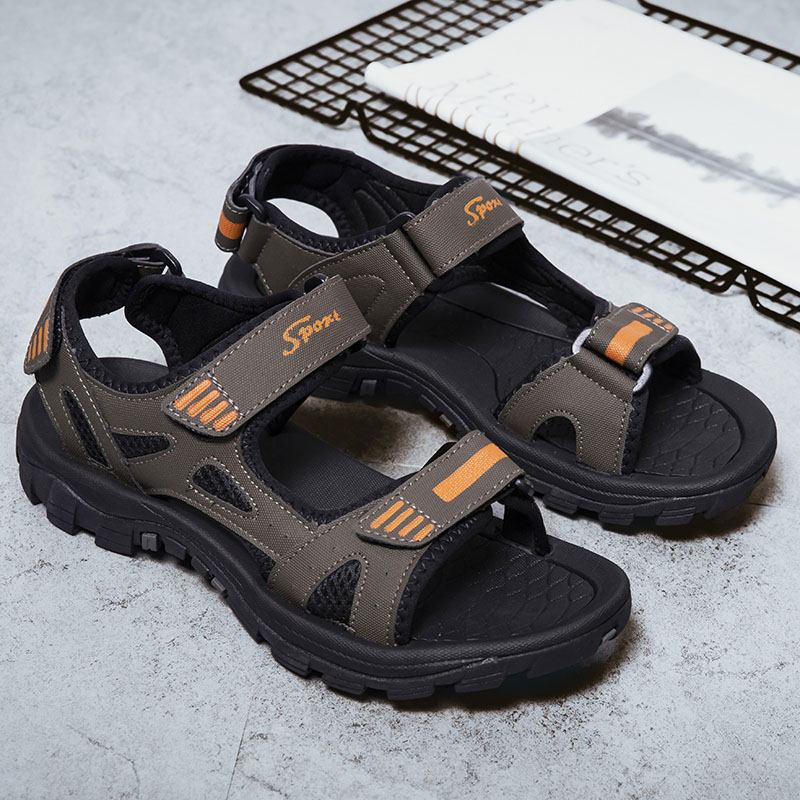 Män Andas Öppnade Halkfria Bekväma Casual Outdoor Sandaler