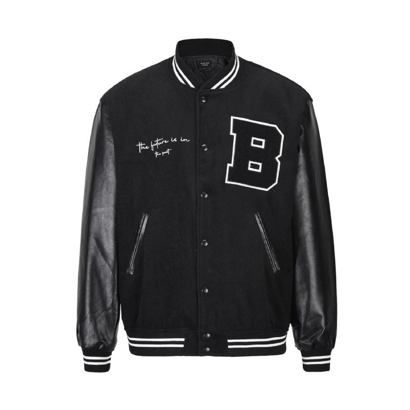 Brevbroderi Baseball Uniform Street Hip-hop Yllejacka