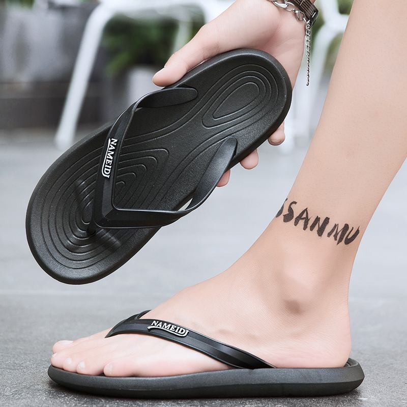 Män Lättvikts Mjuk Sula Casual Flip Flops Outdoor Beach Platform Tofflor