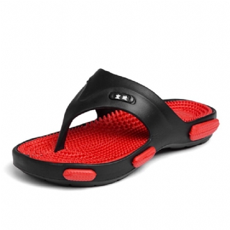 Män Massage Flip Flop Casual Soft Beach Tofflor