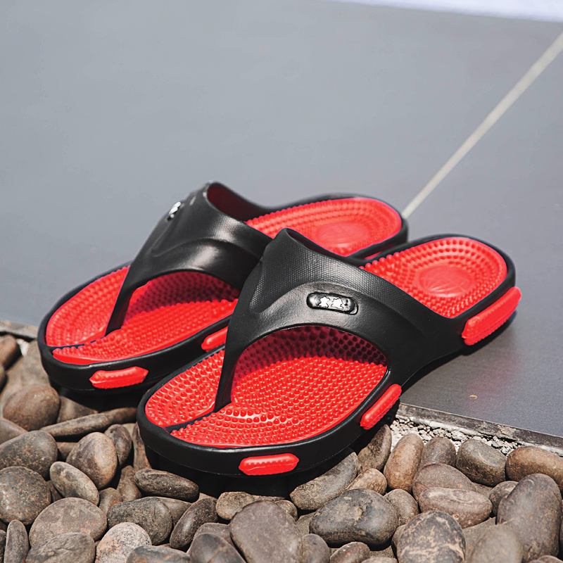 Män Massage Flip Flop Casual Soft Beach Tofflor