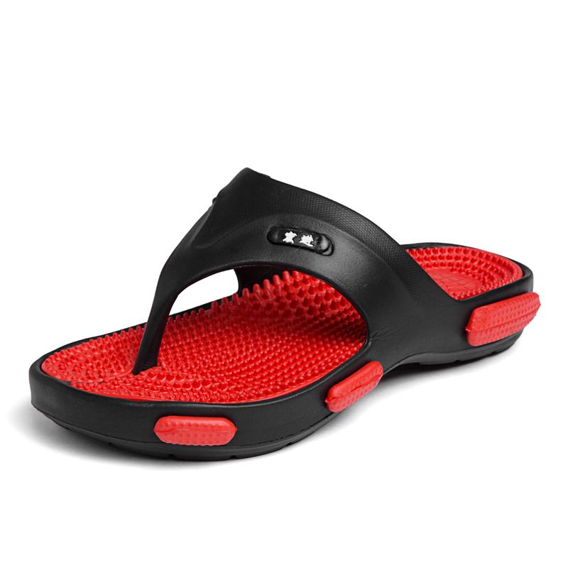 Män Massage Flip Flop Casual Soft Beach Tofflor