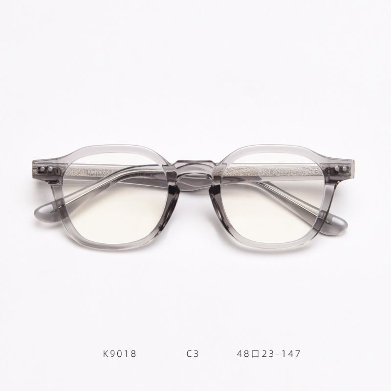 K9018 Koreansk Square Myopia Glasögon Både