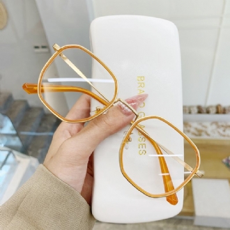 Koreansk Version Av Polygonramen Transparent Glasses Dam