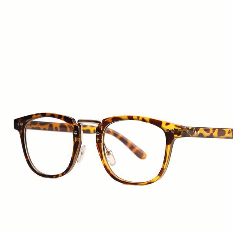 Män Kvinnor Vintage Clear Lens Eyewear Sexiga Katt Eye Retro Transparent Computer Eyeglasses