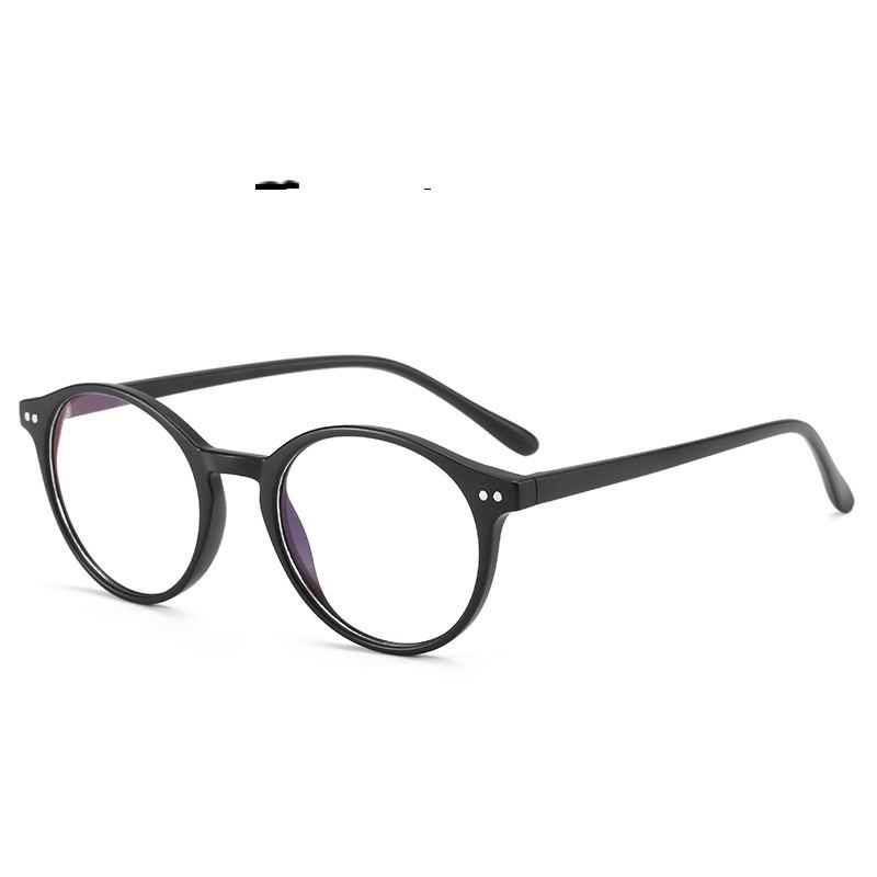 Myopia Bågar Unisex Flat Glasögon Runda Bågar