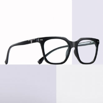 Retro Big Frame Flat Spegel Kan Utrustas Med Myopia Unisex