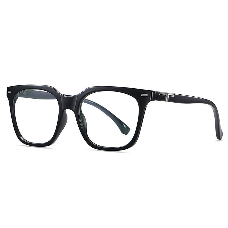 Retro Big Frame Flat Spegel Kan Utrustas Med Myopia Unisex