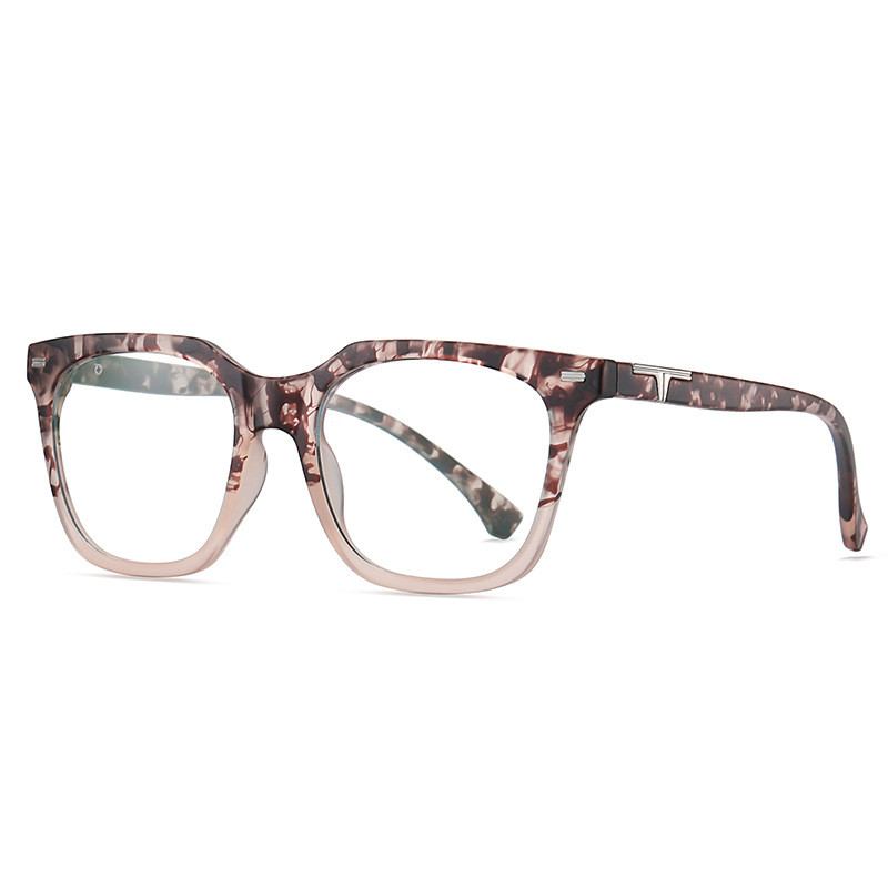 Retro Big Frame Flat Spegel Kan Utrustas Med Myopia Unisex