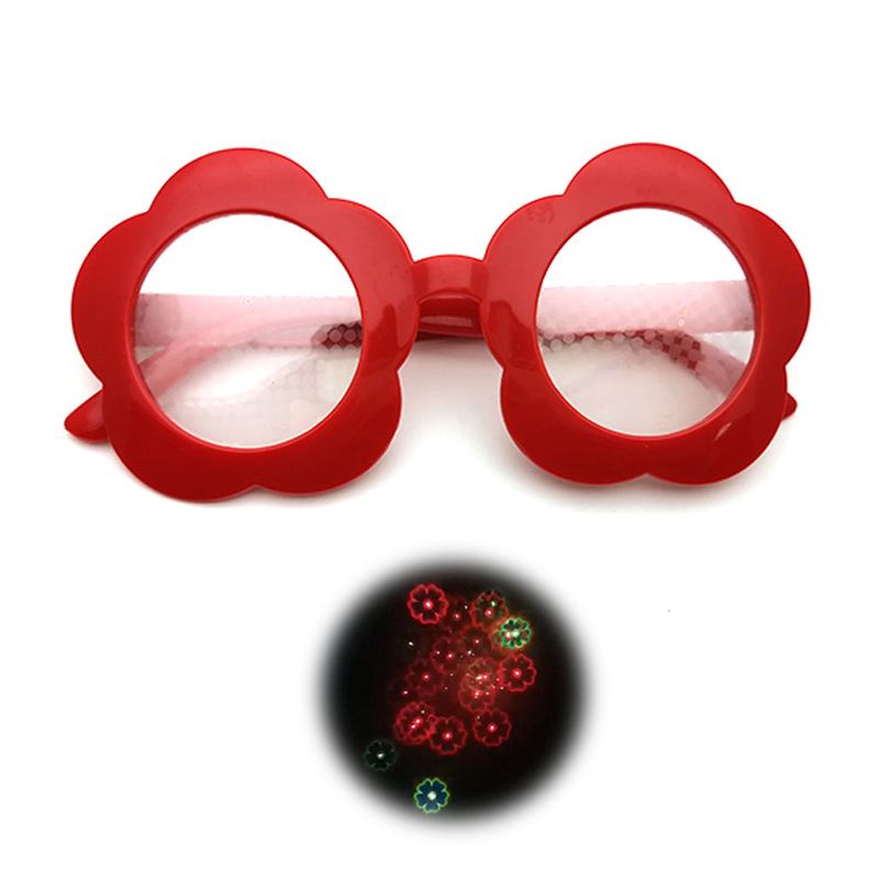 Solros Special Effects Net Red Glasses Diffractive Optics