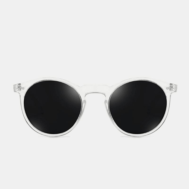 Unisex Gradient Lens Transparent Full Frame Uv-skyddsbelagda Solglasögon