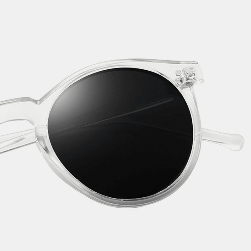 Unisex Gradient Lens Transparent Full Frame Uv-skyddsbelagda Solglasögon