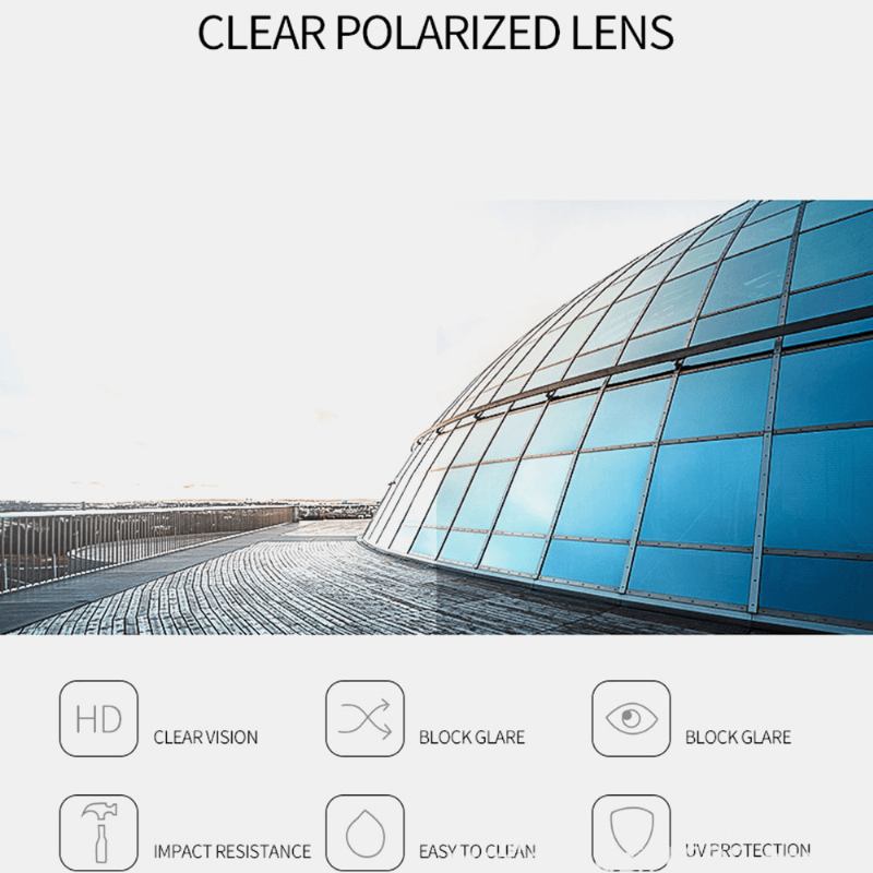 Unisex Gradient Lens Transparent Full Frame Uv-skyddsbelagda Solglasögon