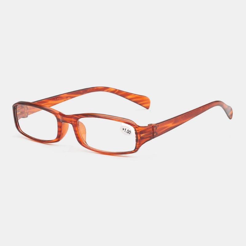 Unisex Helbåge Resin Len Läsglasögon Bärbara High-definition Presbyopia Glasögon