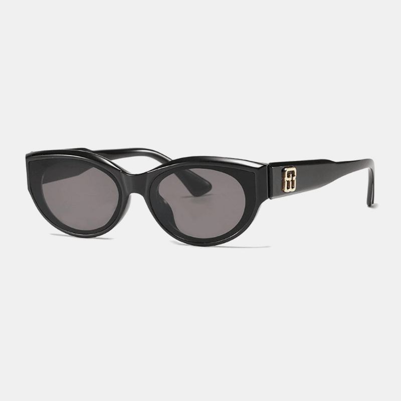 Unisex Katt Eye Pc Full Frame Hd Anti-uv Retro Solglasögon