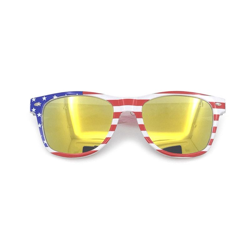 Unisex Patriotic Polarspex 80-tal Retro Trendiga Snygga Solglasögon