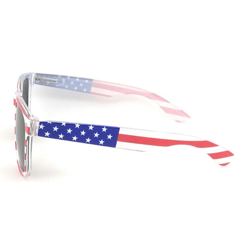 Unisex Patriotic Polarspex 80-tal Retro Trendiga Snygga Solglasögon