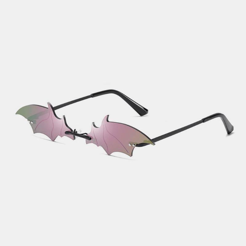 Unisex Personlighet Creative Bat Shape Mode Trend Uv-skyddssolglasögon