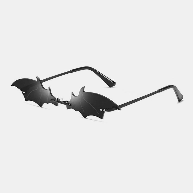 Unisex Personlighet Creative Bat Shape Mode Trend Uv-skyddssolglasögon