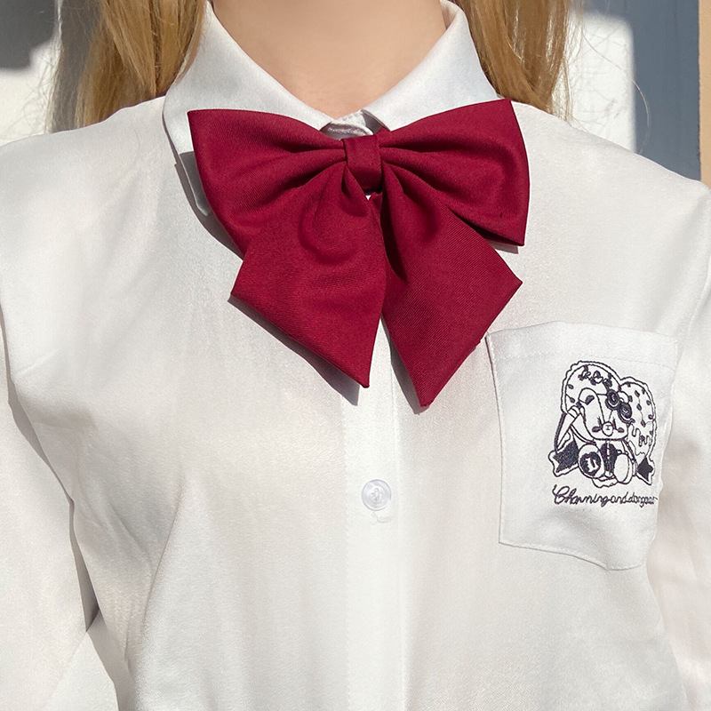 Avdelningen Kvinnliga Student Sjömän Bär Uniform Collegiate Bow