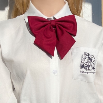 Avdelningen Kvinnliga Student Sjömän Bär Uniform Collegiate Bow