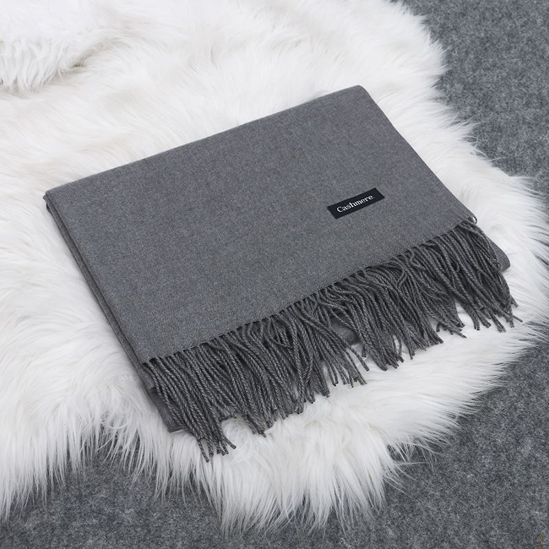 Cashmere Scarf Kvinnor Koreansk Vinter Vild Förtjockning