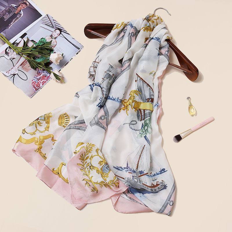 Dam Four Seasons Sunscreen Silk Scarf