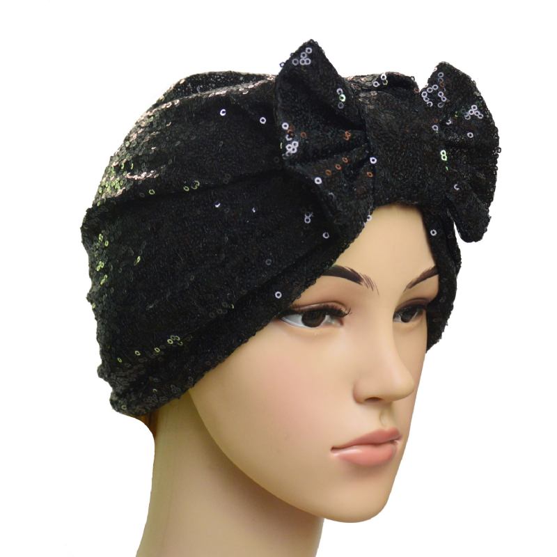 Dammode Ny Sequin Bow Bandana Hat