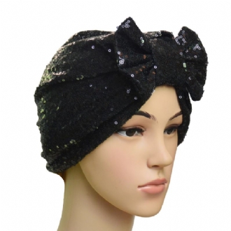 Dammode Ny Sequin Bow Bandana Hat