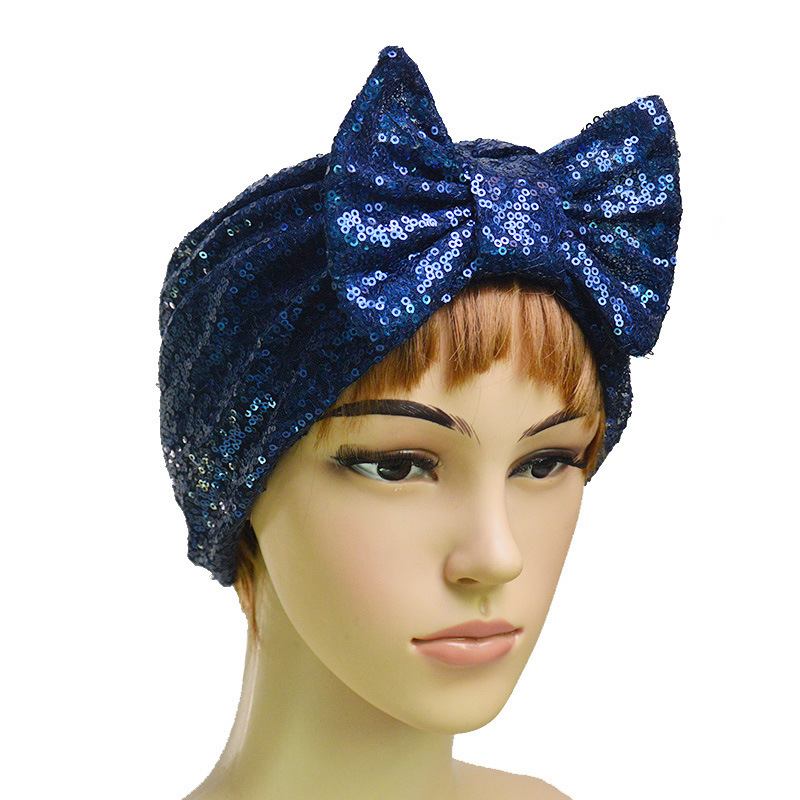 Dammode Ny Sequin Bow Bandana Hat