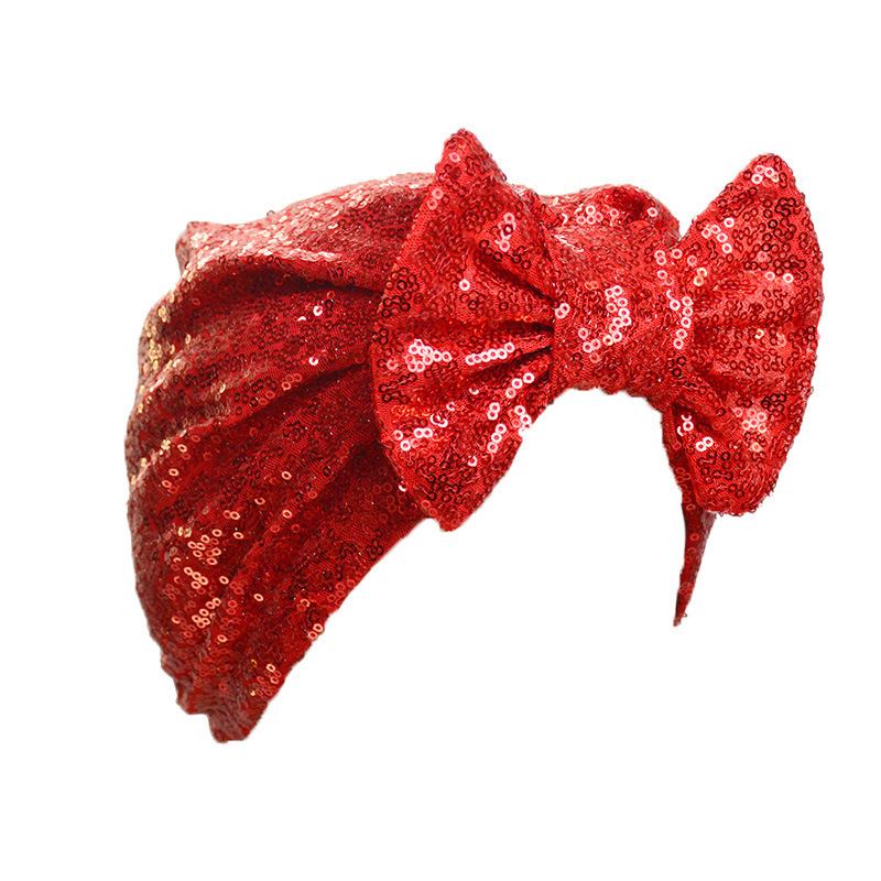 Dammode Ny Sequin Bow Bandana Hat