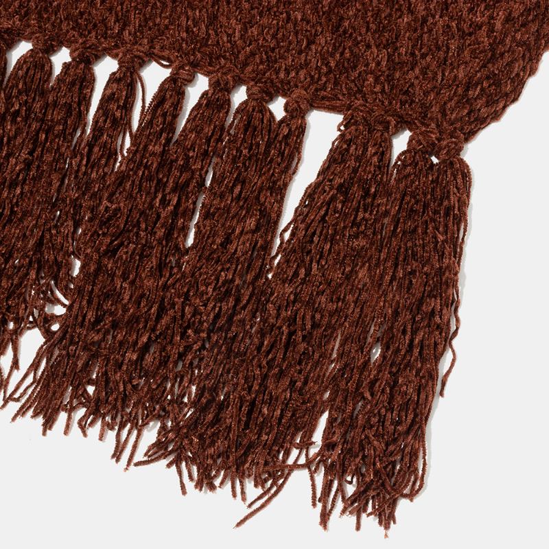 Damscarf Chenille Mjuk Och Bekväm Scarfsjal