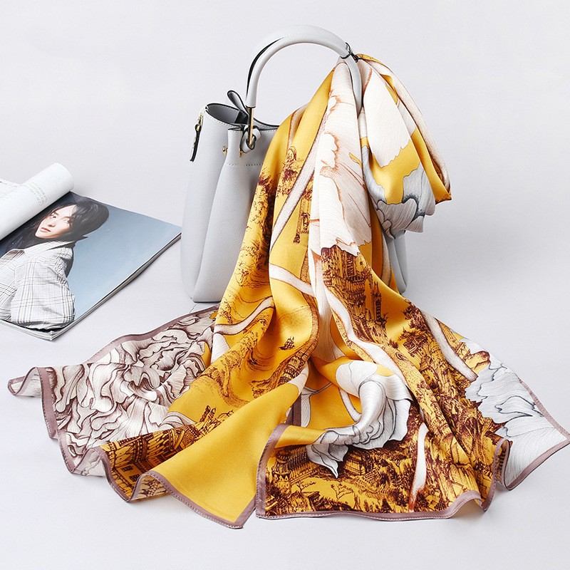 Den Nya Koreanska Versionen Av Silk Scarf Dam All-match