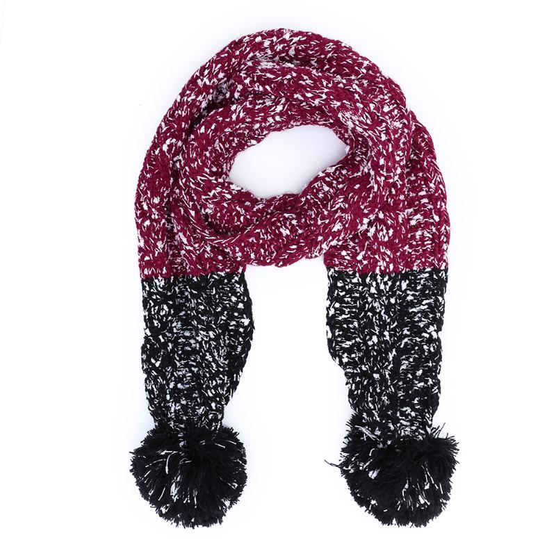 Kvinnor Flickor Jul Sticka Snow Hat Handskar Scarf Vinter Varm Trend Tredelad Set