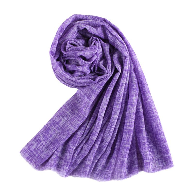 Lyza Kvinnor Höst Mjuk Varm Scarf Färgglad Casual Utomhus Solid Party Scarves Sjal