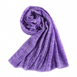 Lyza Kvinnor Höst Mjuk Varm Scarf Färgglad Casual Utomhus Solid Party Scarves Sjal